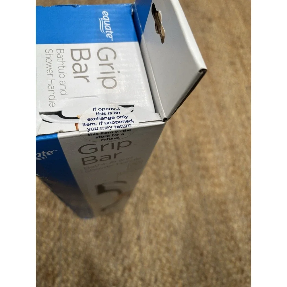 Brand new sealed in box Equate Grip Bar Bathtub Shower Handle